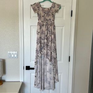 Show Me Your Mumu Willa Maxi Floral Rose Dress